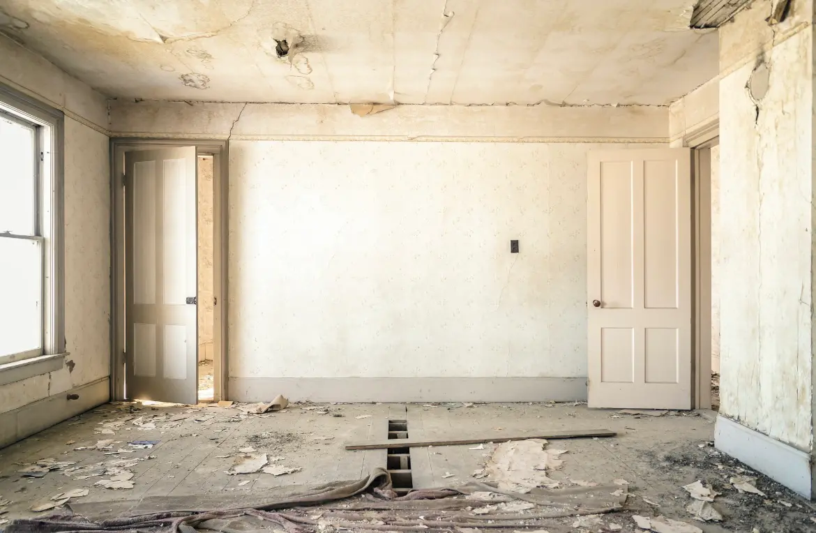 Waste disposal crew managing a cleanout project in Green Hill